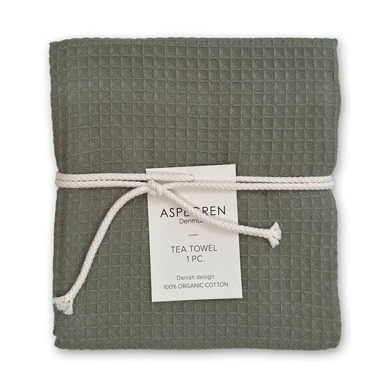 Geschirrtuch - 100% Bio-Baumwolle - Nord - Oliv - reflect design