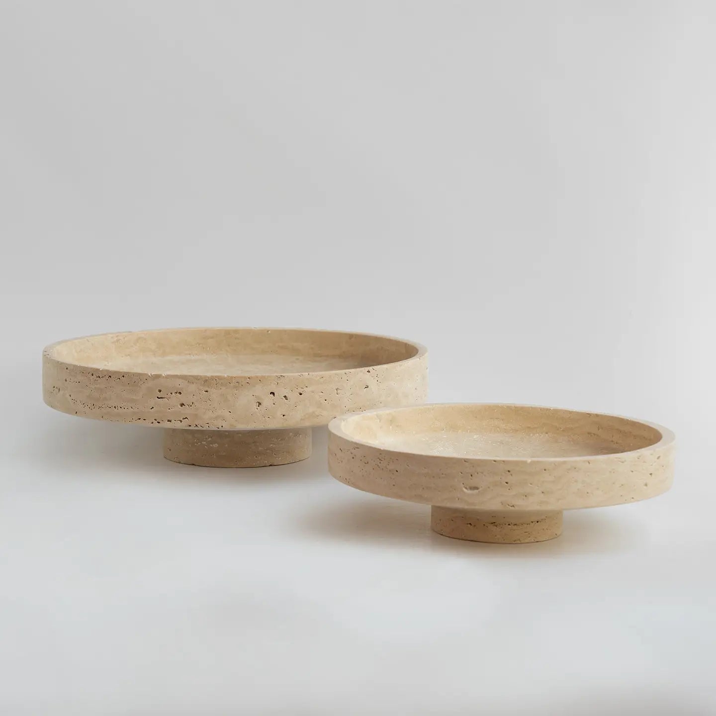 Schale aus Travertin XL - reflect design