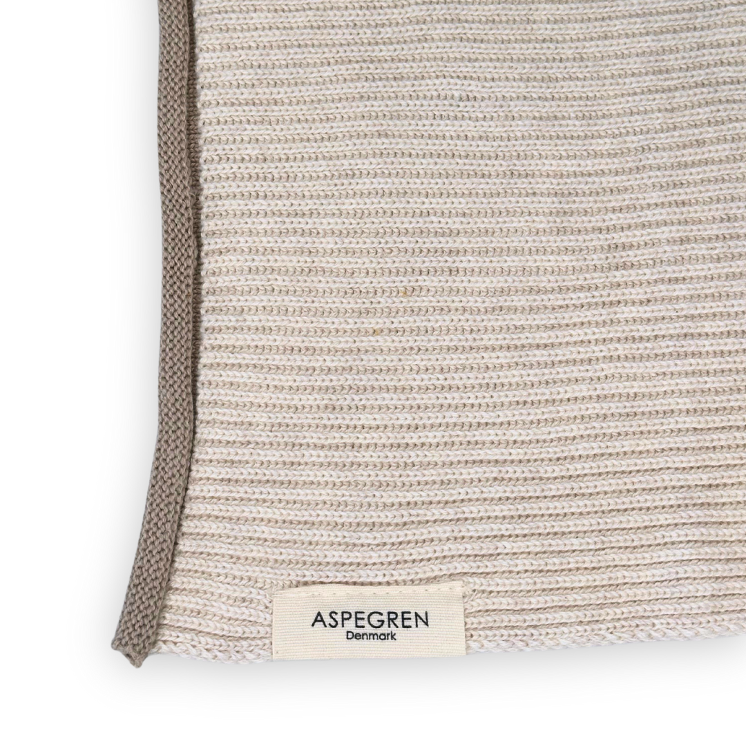 Geschirrtuch - Bio-Baumwolle - Gestrickt - Welle - Birke - reflect design
