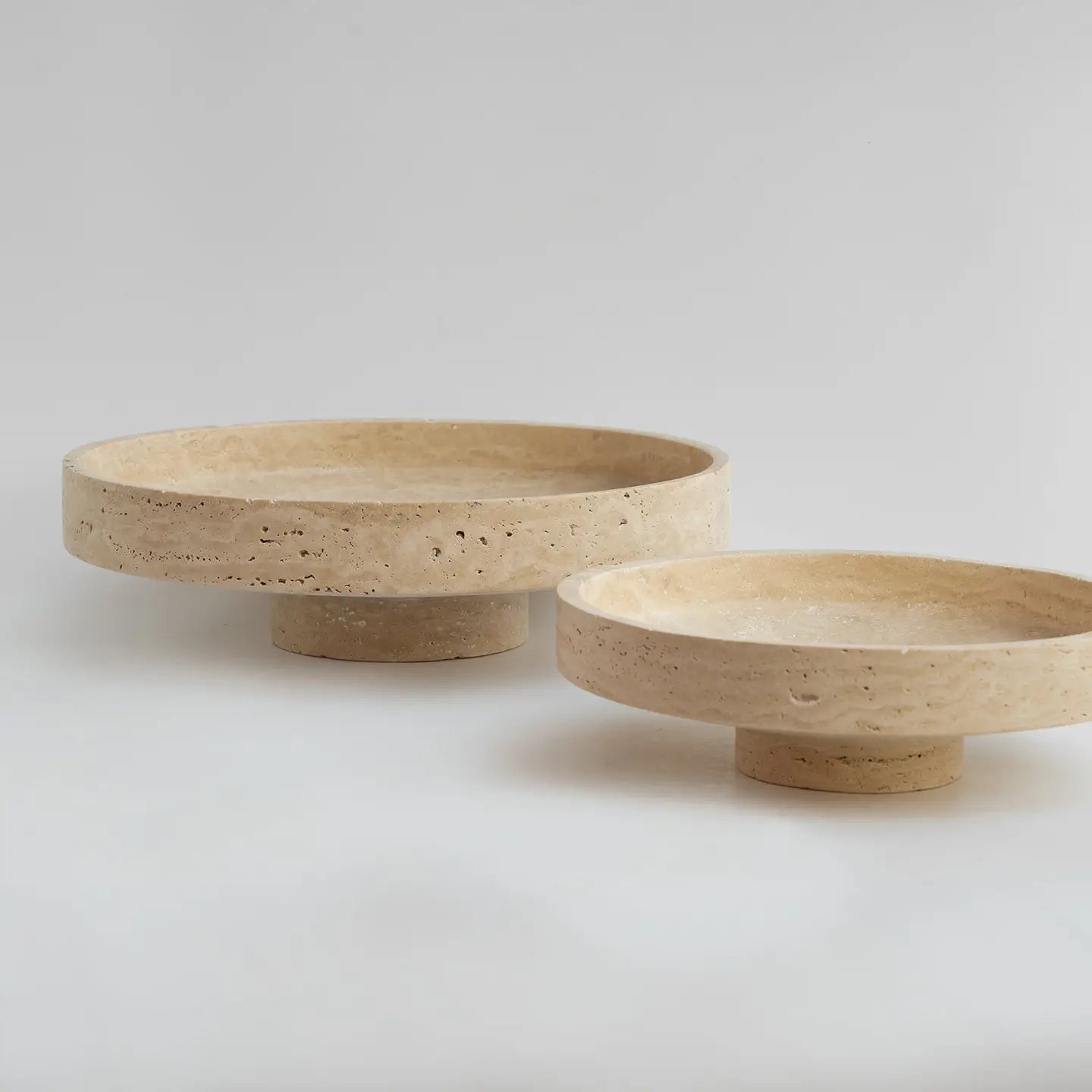 Schale aus Travertin XL - reflect design