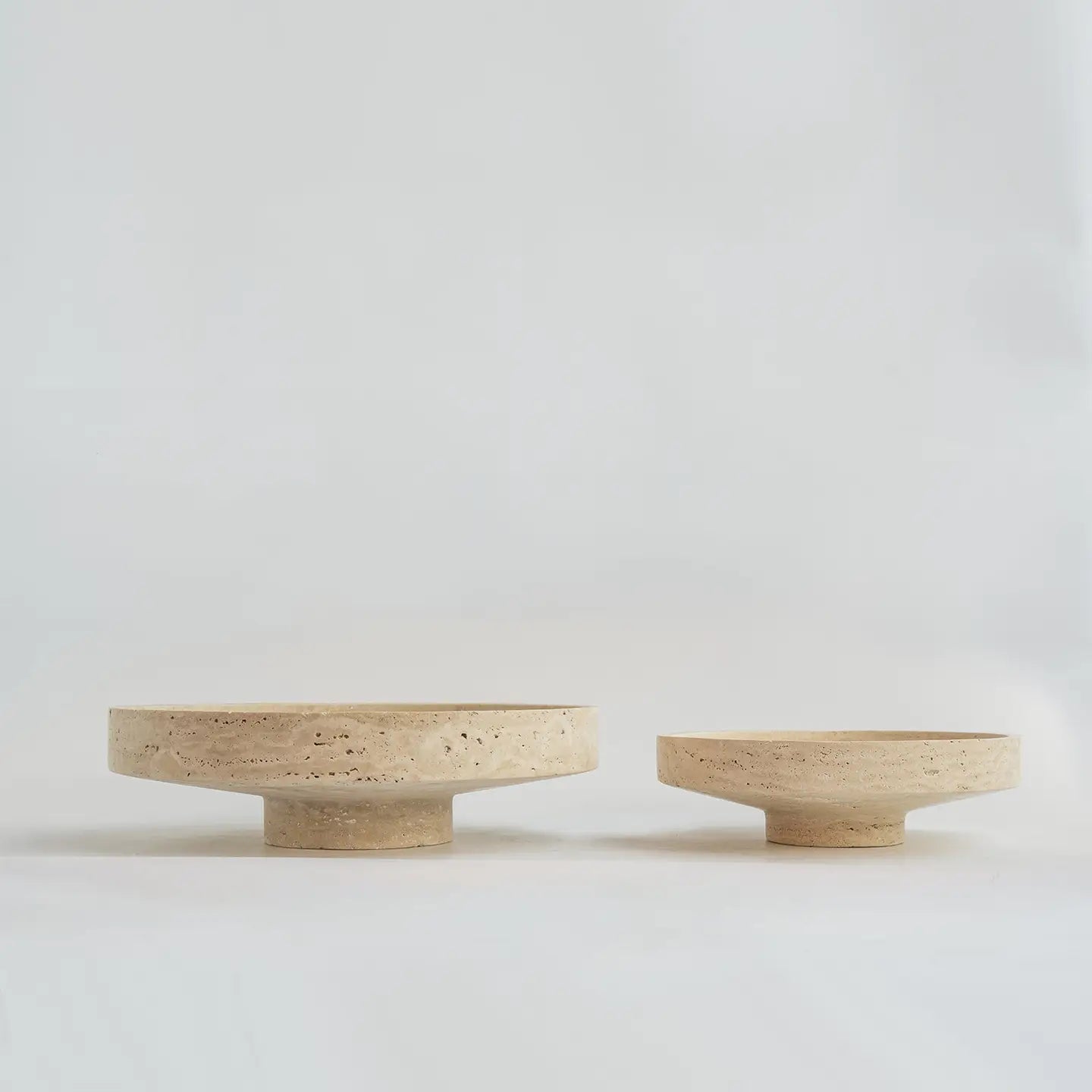 Schale aus Travertin XL - reflect design