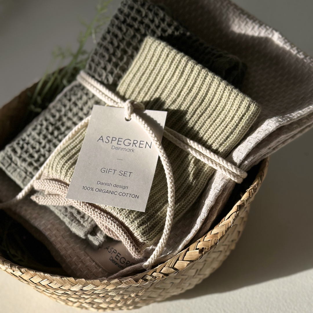 Geschenkset - 100% Bio-Baumwolle - 3er-Set - Fenchel - reflect design