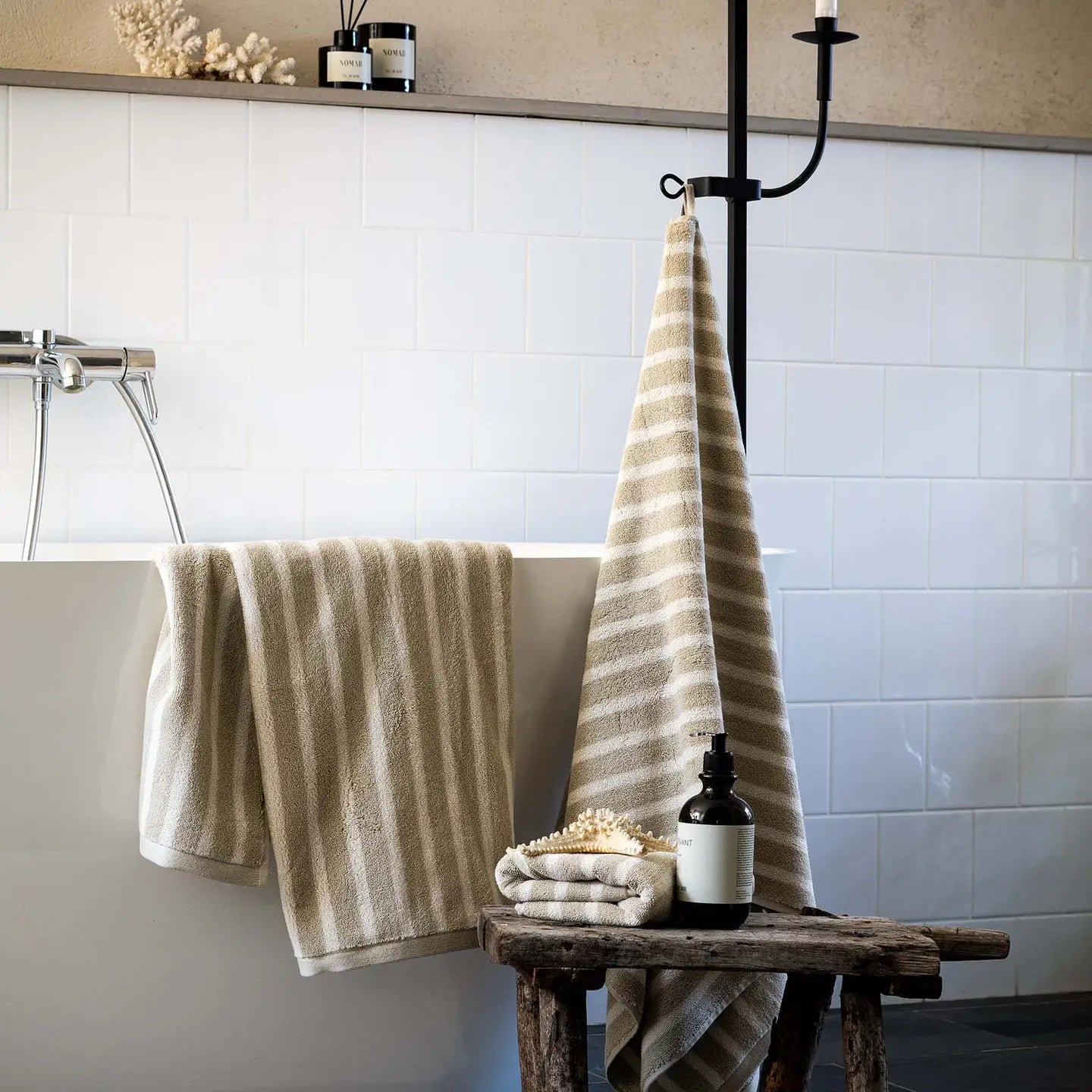 Bonnie Badetuch 70x140 cm - Beige - reflect design