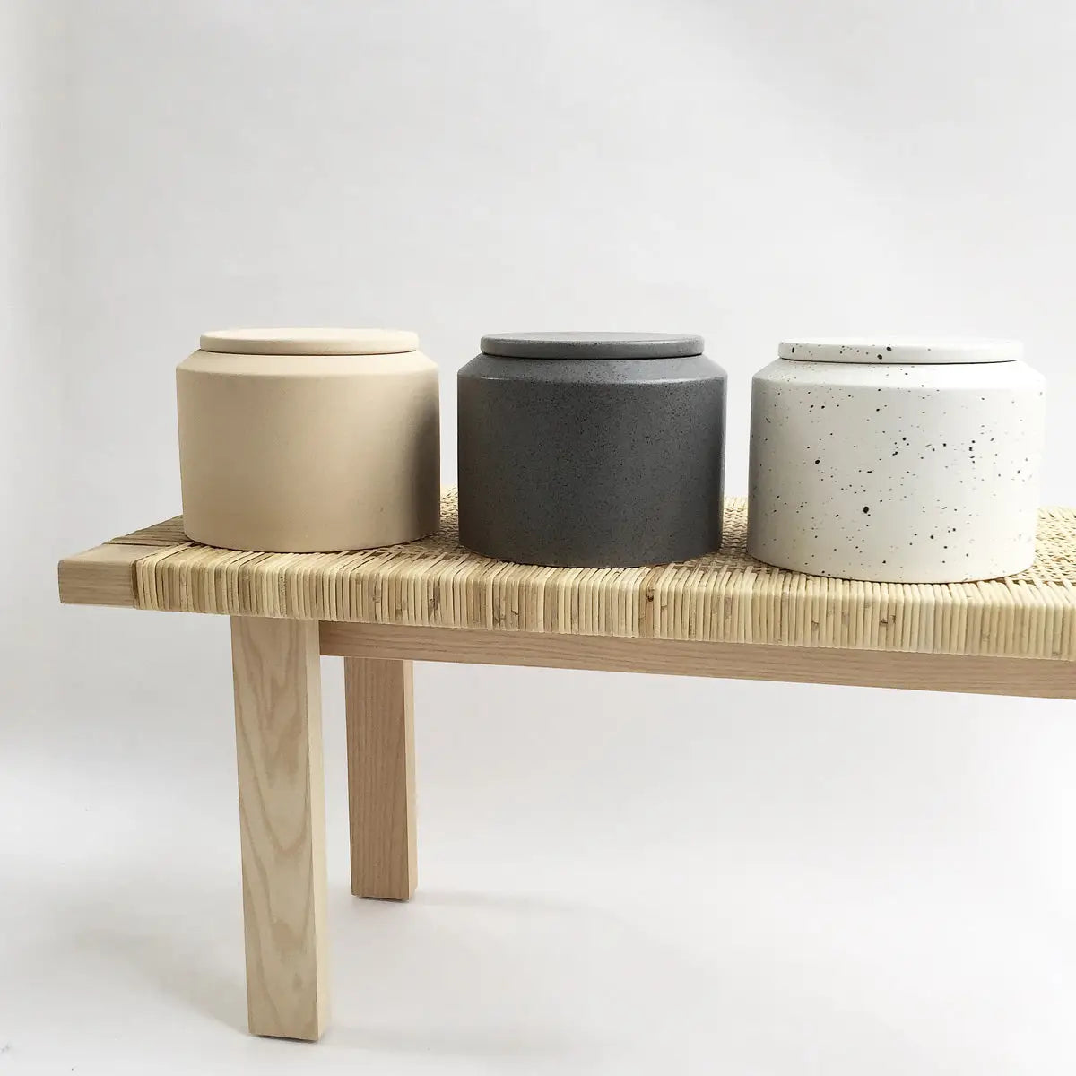 IBSEN 15 cm Tiegel mit Deckel - Dunkelgrau - reflect design