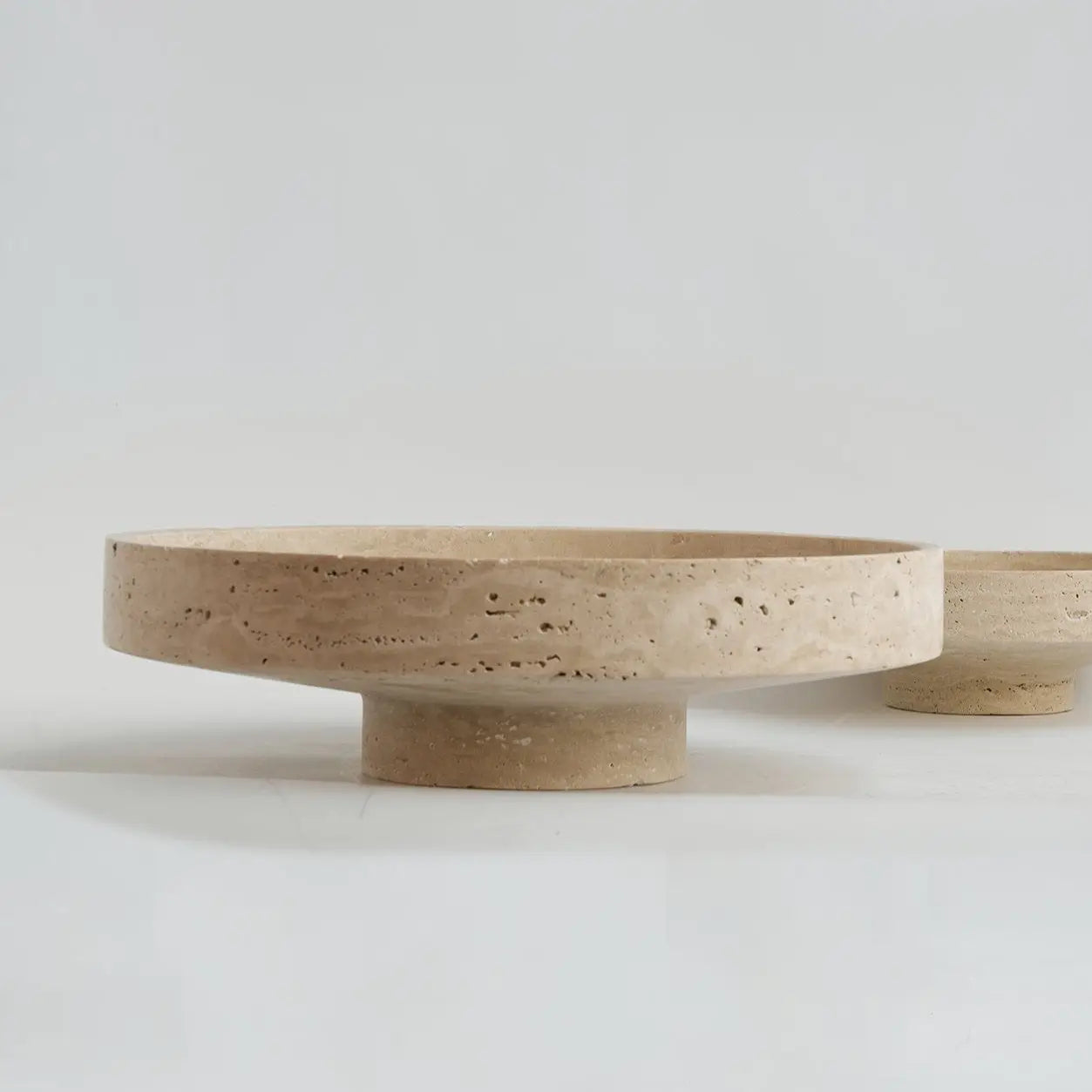 Schale aus Travertin XL - reflect design