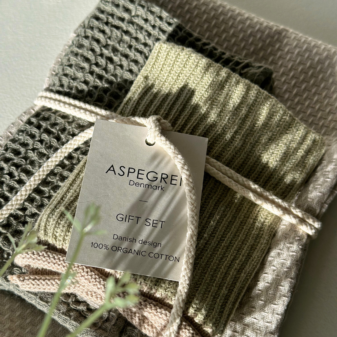 Geschenkset - 100% Bio-Baumwolle - 3er-Set - Fenchel - reflect design