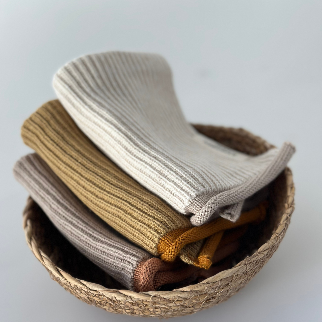 Geschirrtuch - Bio-Baumwolle - Gestrickt - Welle - Birke - reflect design