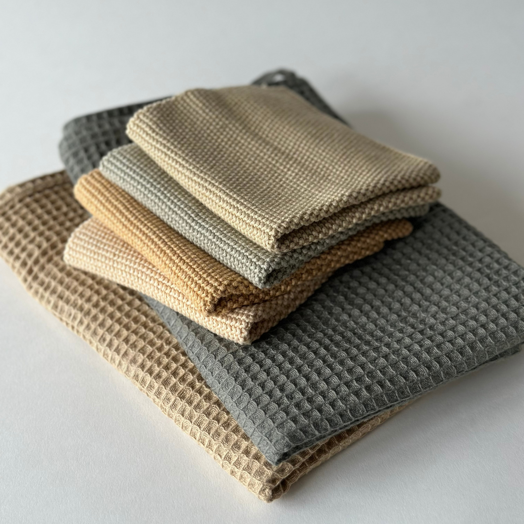 Geschirrtuch - 100% Bio-Baumwolle - Nord - Oliv - reflect design