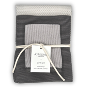 Geschenkset - 100% Bio-Baumwolle - 3er-Set - Kaviar - reflect design