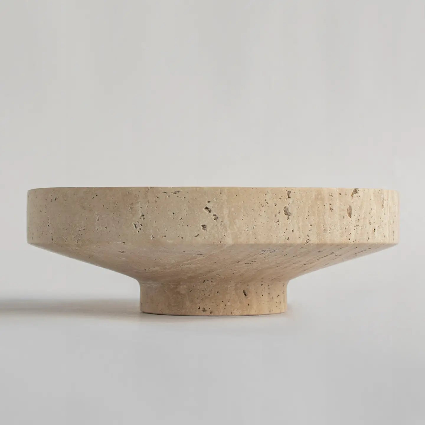 Schale aus Travertin - reflect design